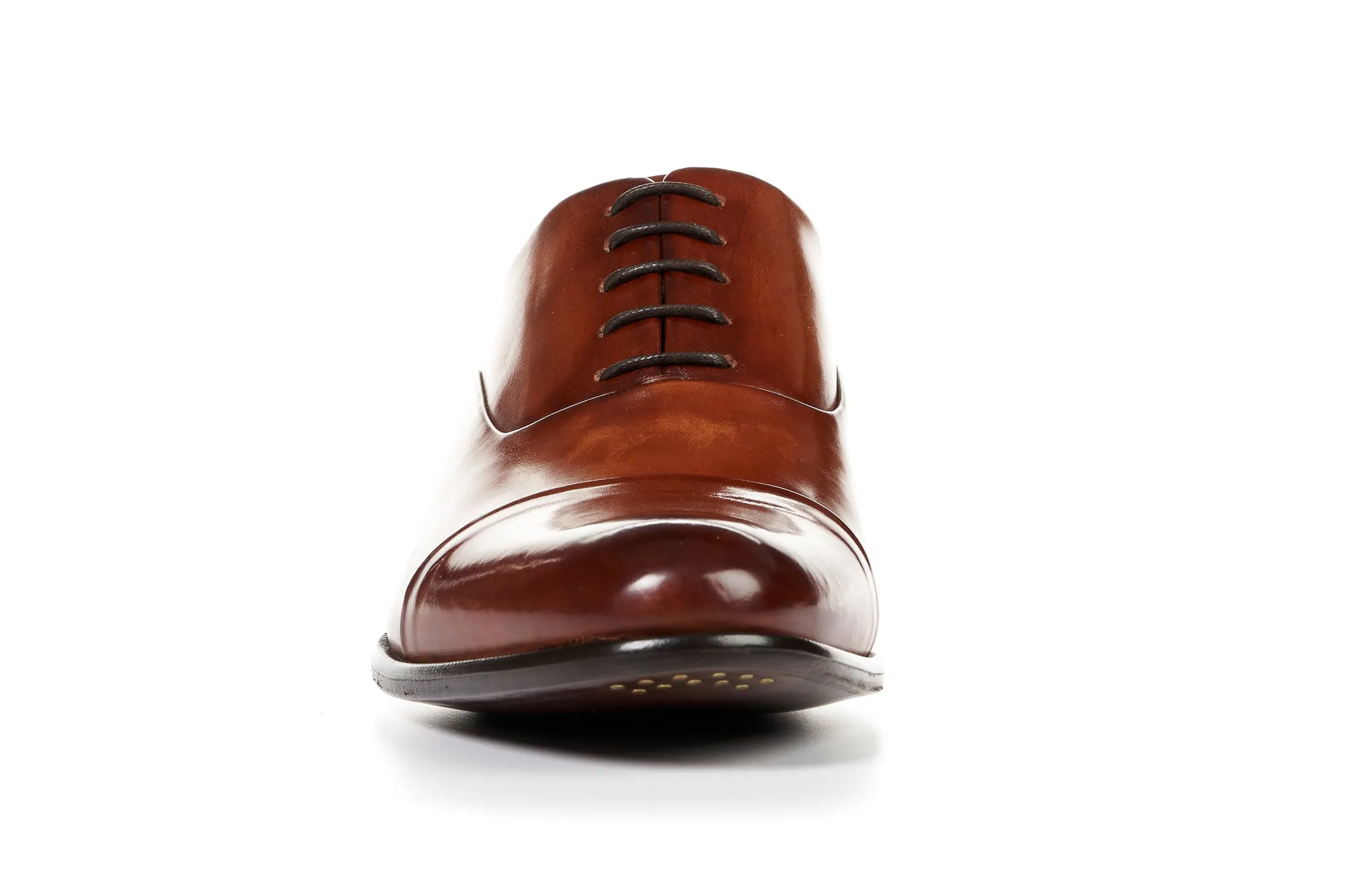 The Cagney Cap-Toe Oxford - Havana Brown