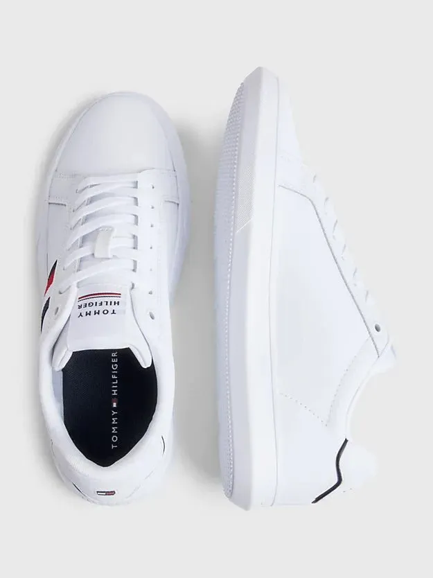 Tommy Hilfiger Signature Corporate Leather Cupsole Trainer