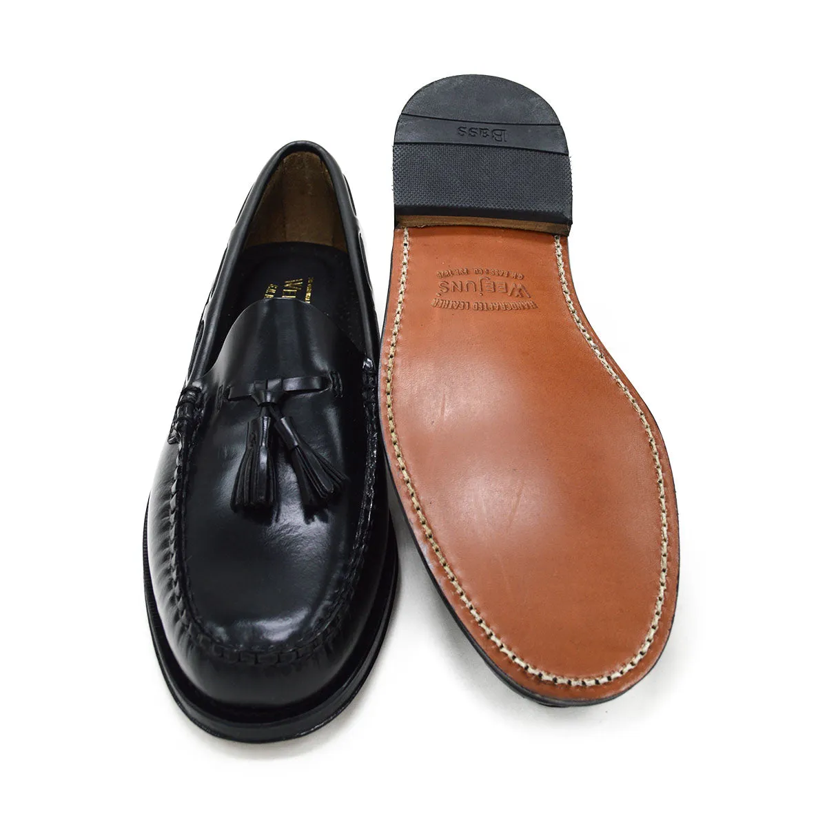 Weejuns Larkin Tassel Loafers Black Leather