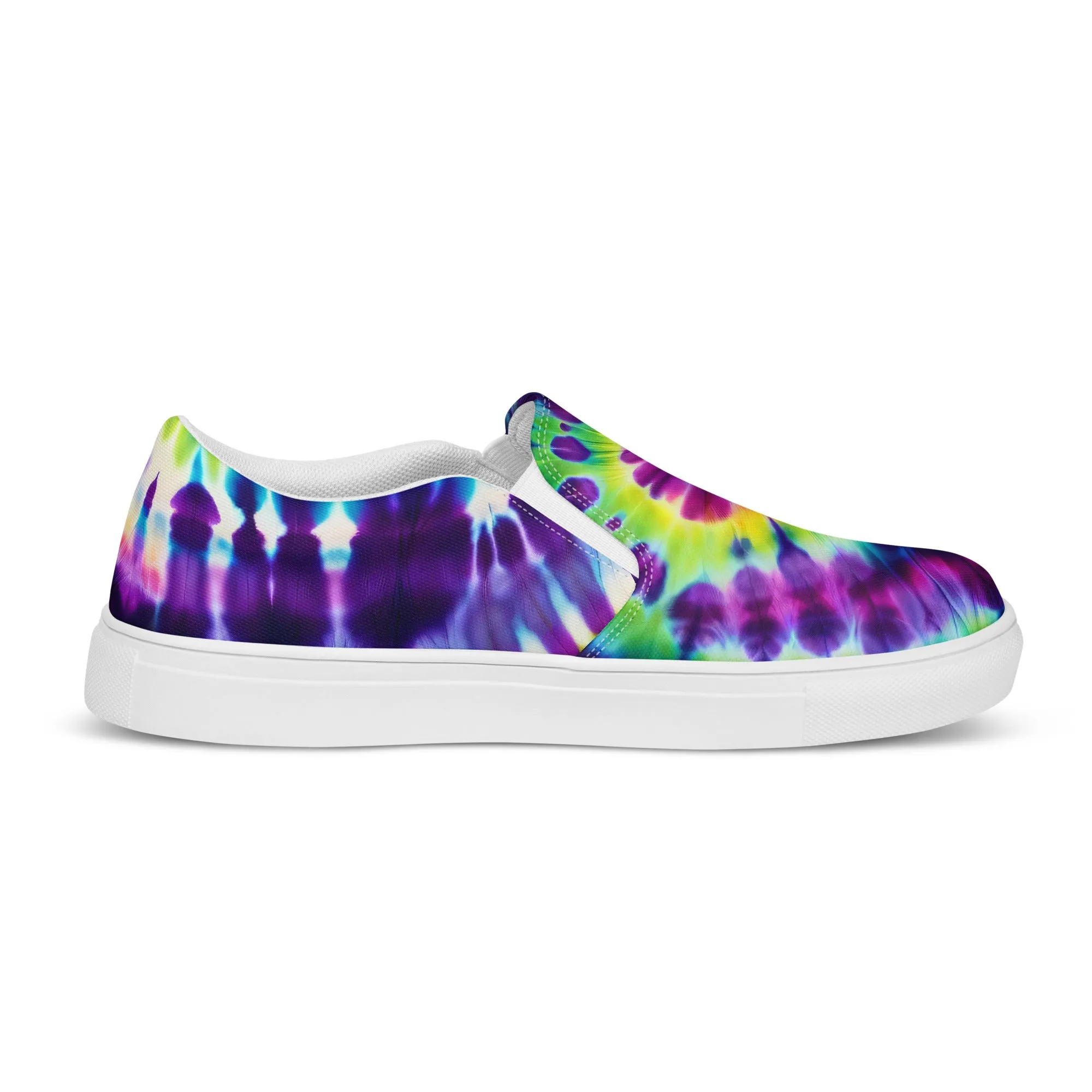 Women’s Slip-On Shoes Rainbow Swirl