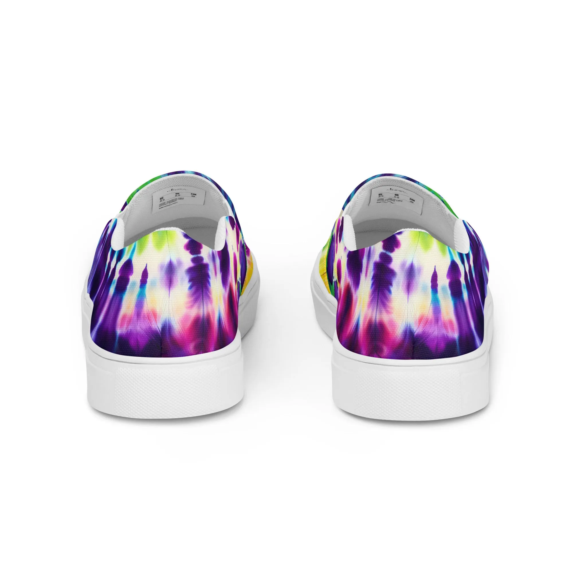 Women’s Slip-On Shoes Rainbow Swirl