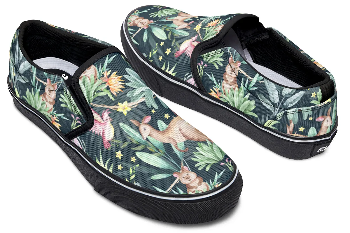 Wonderful Wildlife Slip Ons