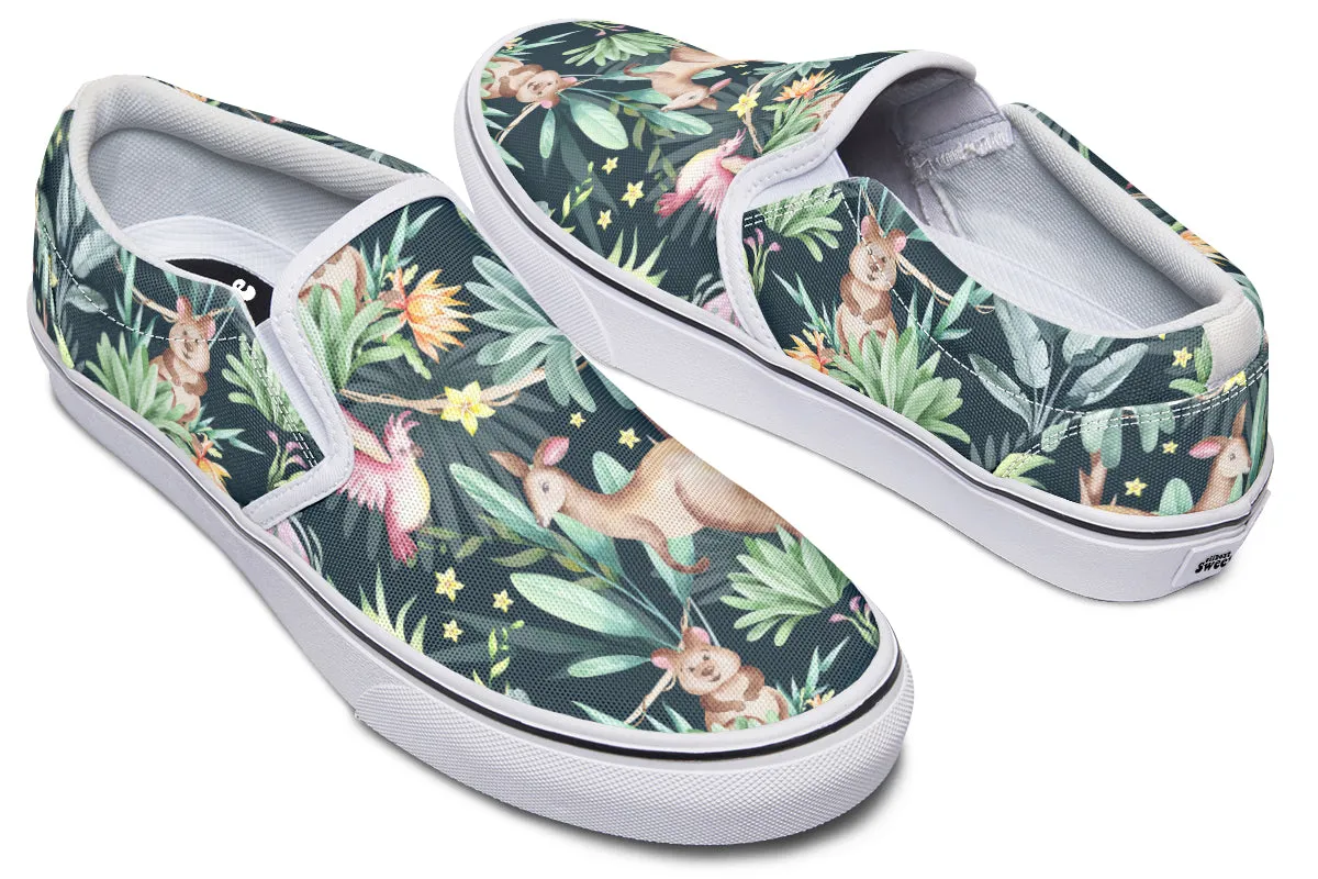 Wonderful Wildlife Slip Ons