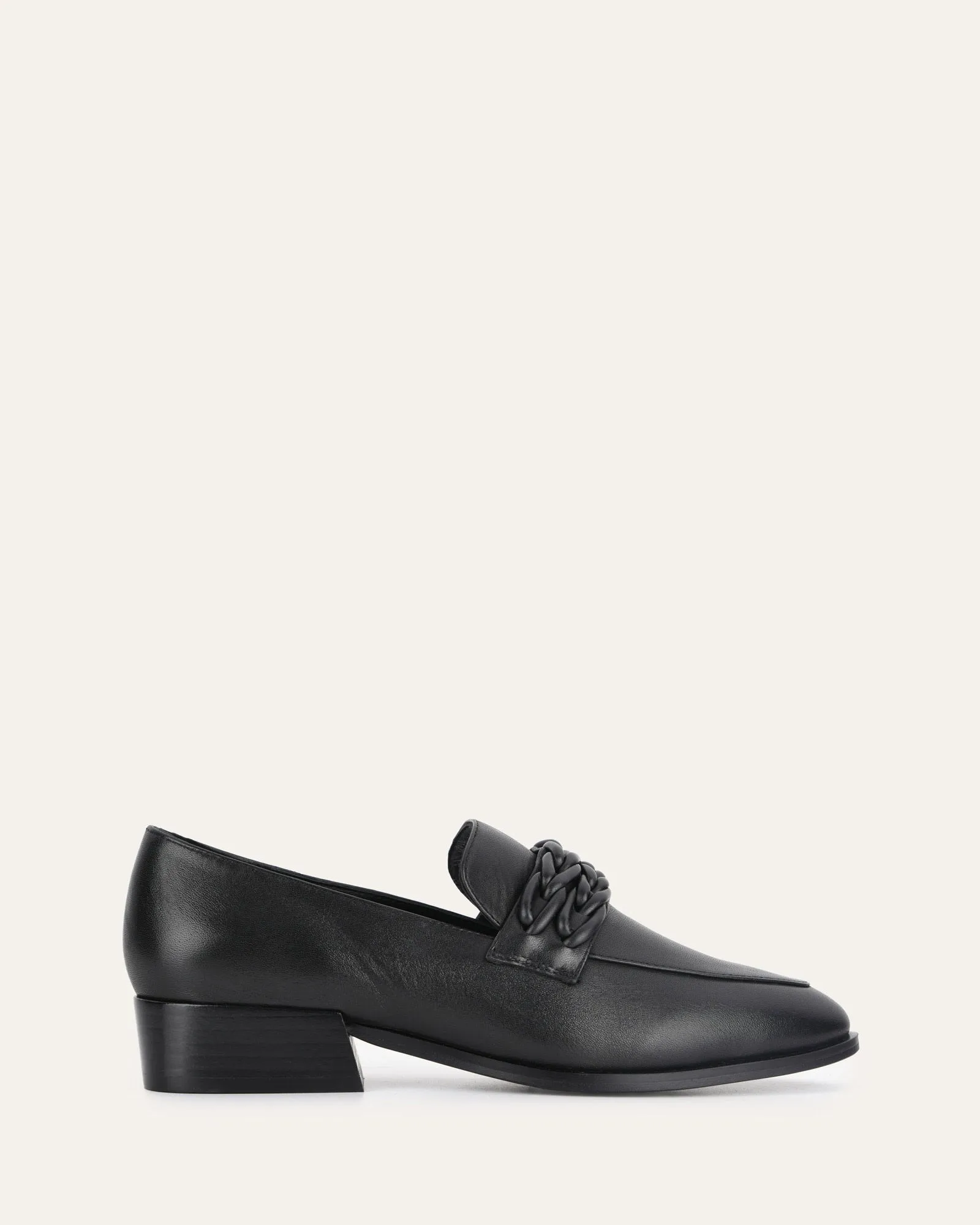 XIMENA LOAFERS BLACK LEATHER